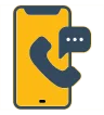 Call or Text Blue Skies Plumbing: Phone Icon